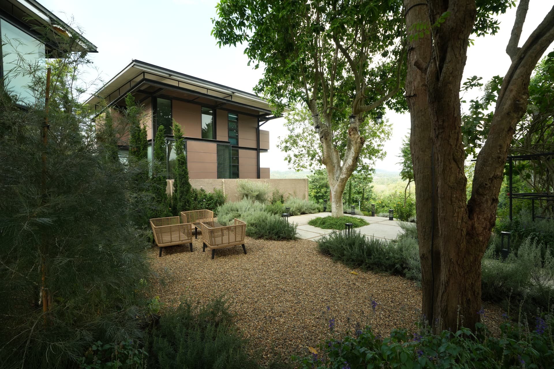 Formal English garden