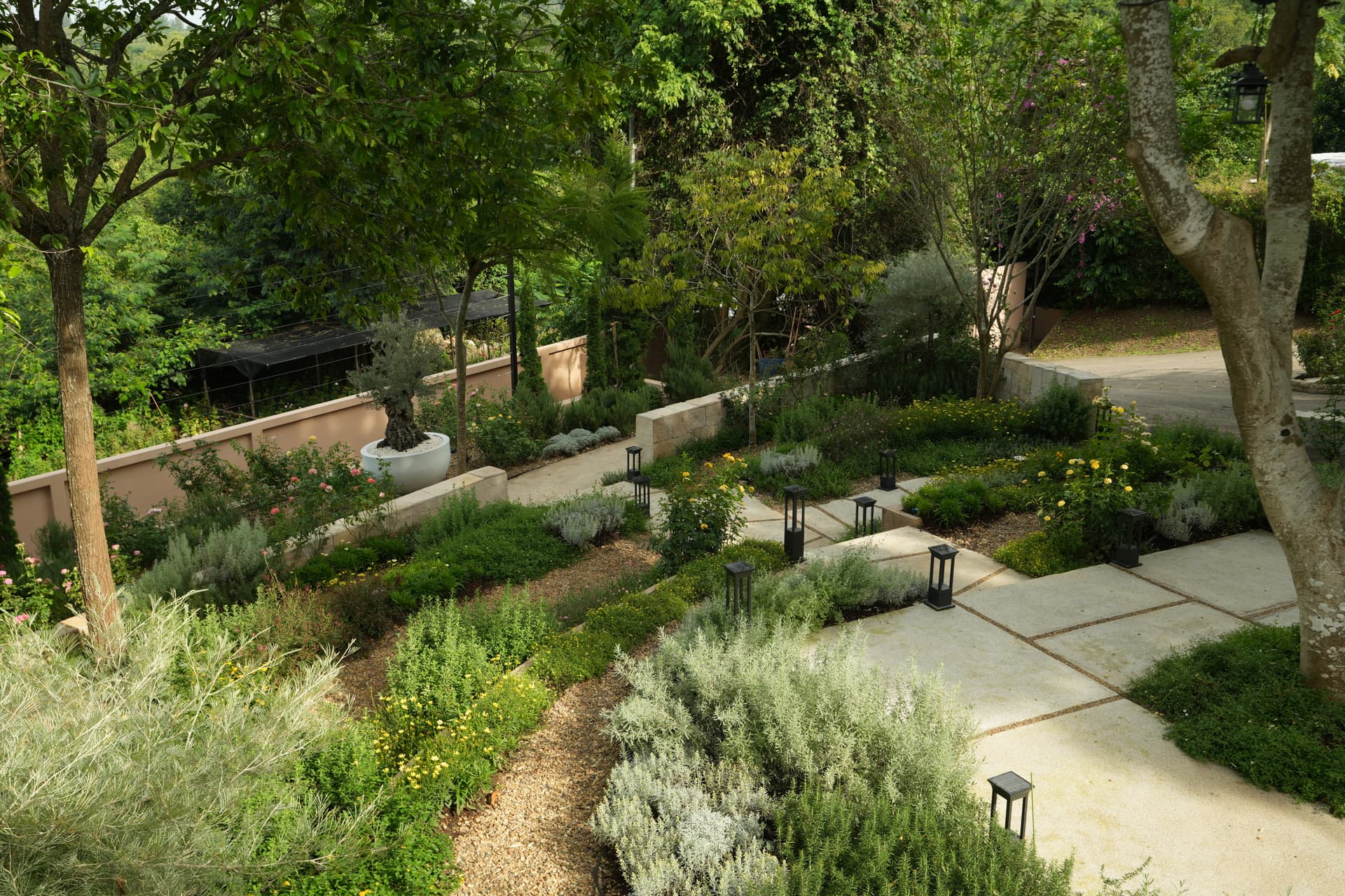 Formal English garden